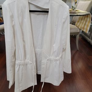 Plus Size Linen Blazer